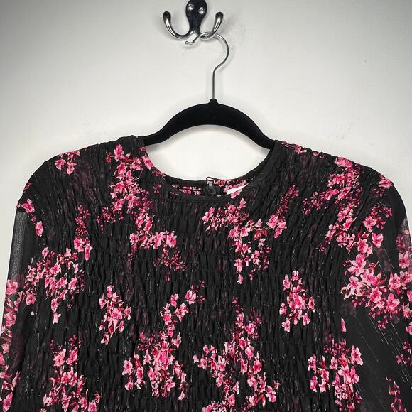 Misa Floral Smocked Mini Dress Size XL - Picture 5 of 9